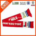 Knitted Acrylic Fashion Football Jacquard Fans Scarf